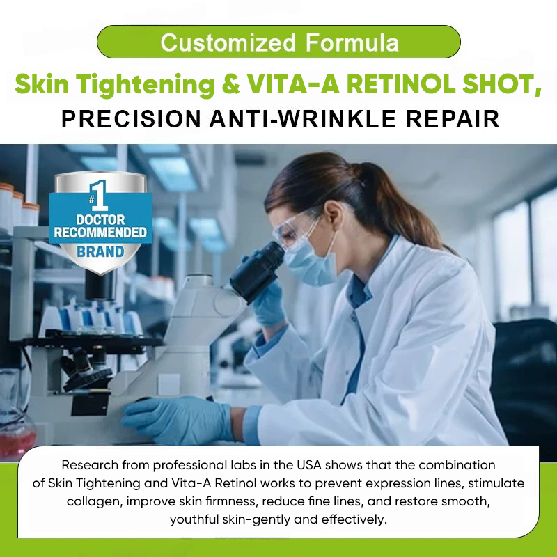 🧠👨‍⚕️Made and shipped from the USA 💫ACEZOZLA® Skin Tightening & Vita-A Retinol Retinol shot Anti-Wrinkle Firming Tightening cream - Last Day Promotion 70% OFF