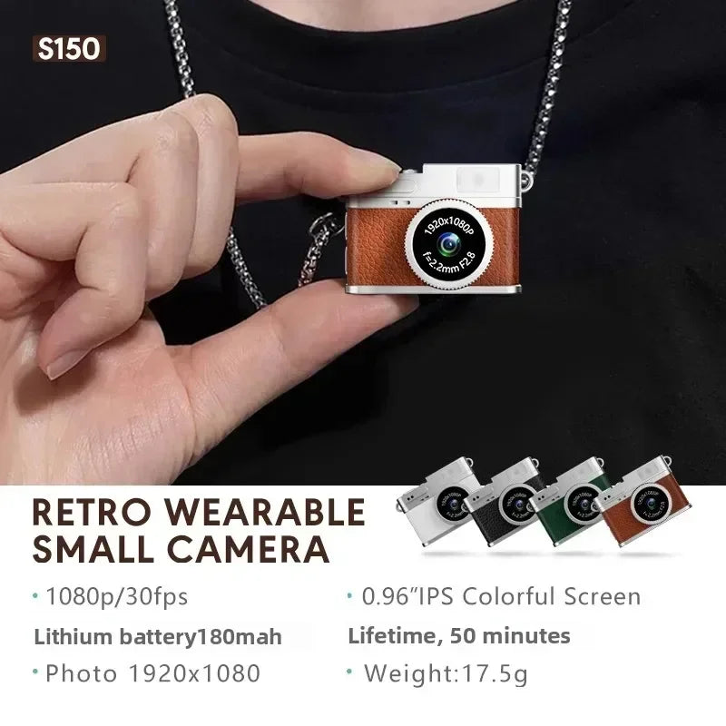 Retro Mini Digital Camera – HD Video, Pocket Size