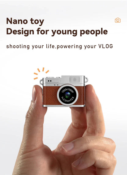Retro Mini Digital Camera – HD Video, Pocket Size