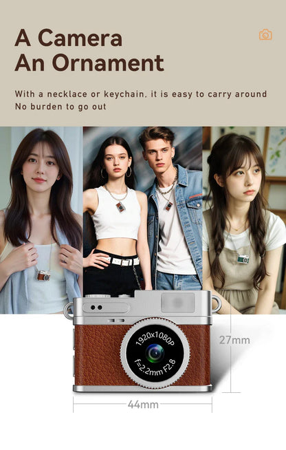 Retro Mini Digital Camera – HD Video, Pocket Size