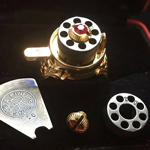 ✨ New Arrival Vintage Ring Revolver Souvenir 💍 Collectible Mini Masterpiece