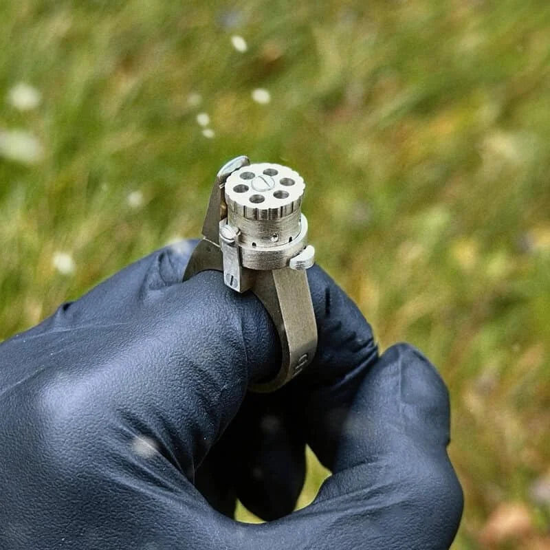 ✨ New Arrival Vintage Ring Revolver Souvenir 💍 Collectible Mini Masterpiece
