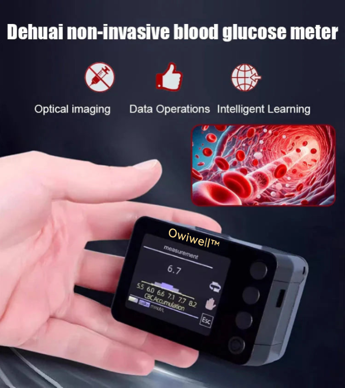Advanced Non-Invasive Glucose Monitor 📊 Instant Blood Sugar Readings Without Finger Pricks 🩸❌
